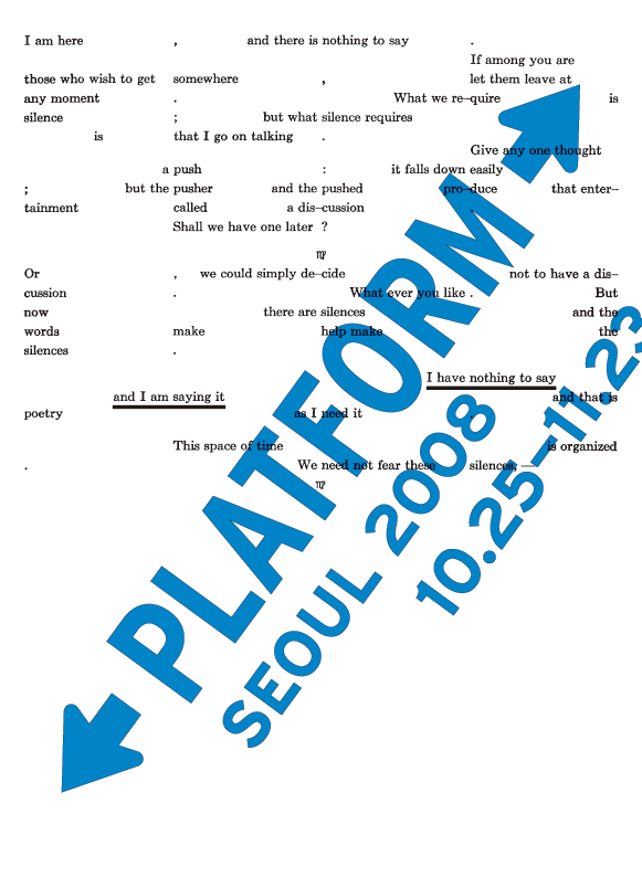 Platform Seoul 2008: catalog